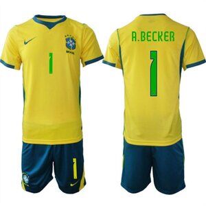 Alisson Becker 2026 WC Soccer Jersey Suit